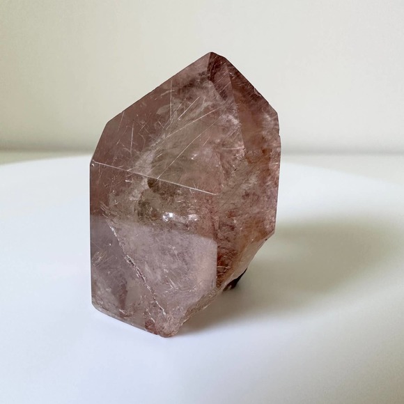 Rutile Amphibole Quartz Point Angel Phantom Tower Crystal Natural High Quality - Picture 3 of 9